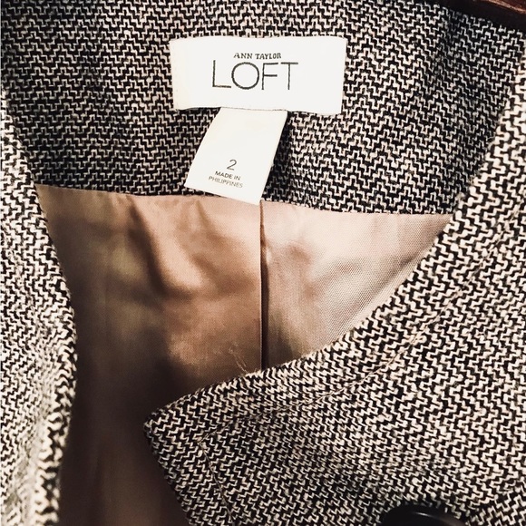 ANN TAYLOR THE LOFT new tweed blazer - Picture 3 of 12